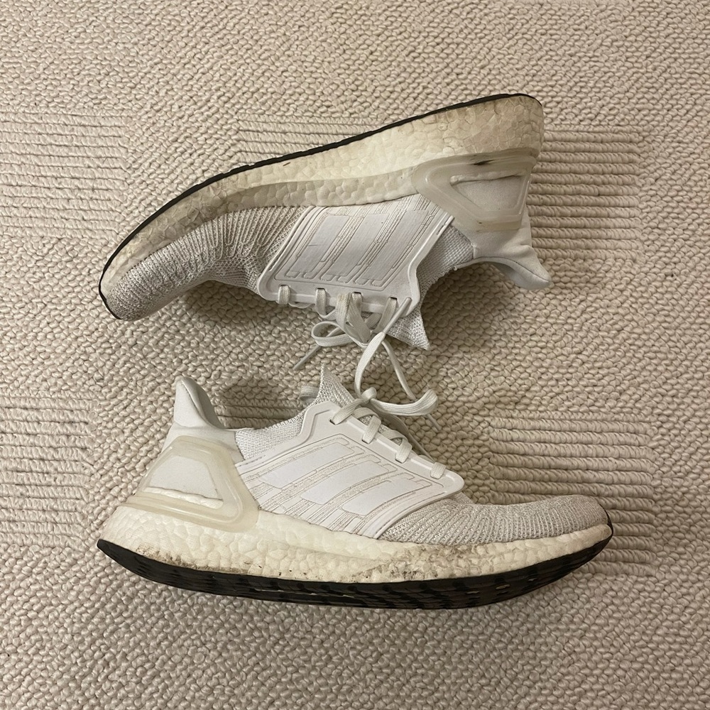 Adidas Ultraboost 20 in white size 8